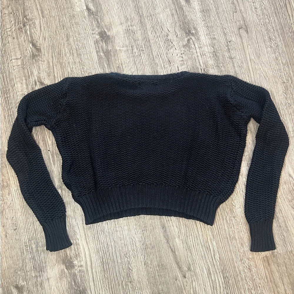 Brandy Melville cropped black sweater